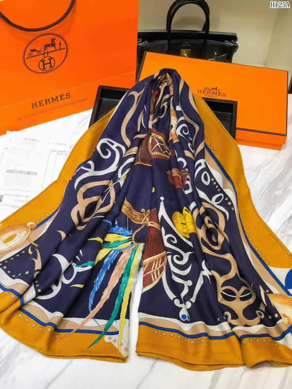 High Quality Female Shawl Hot Sale Men Scarf Replica Hermes Scarves 18